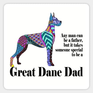 Great Dane Dad Magnet